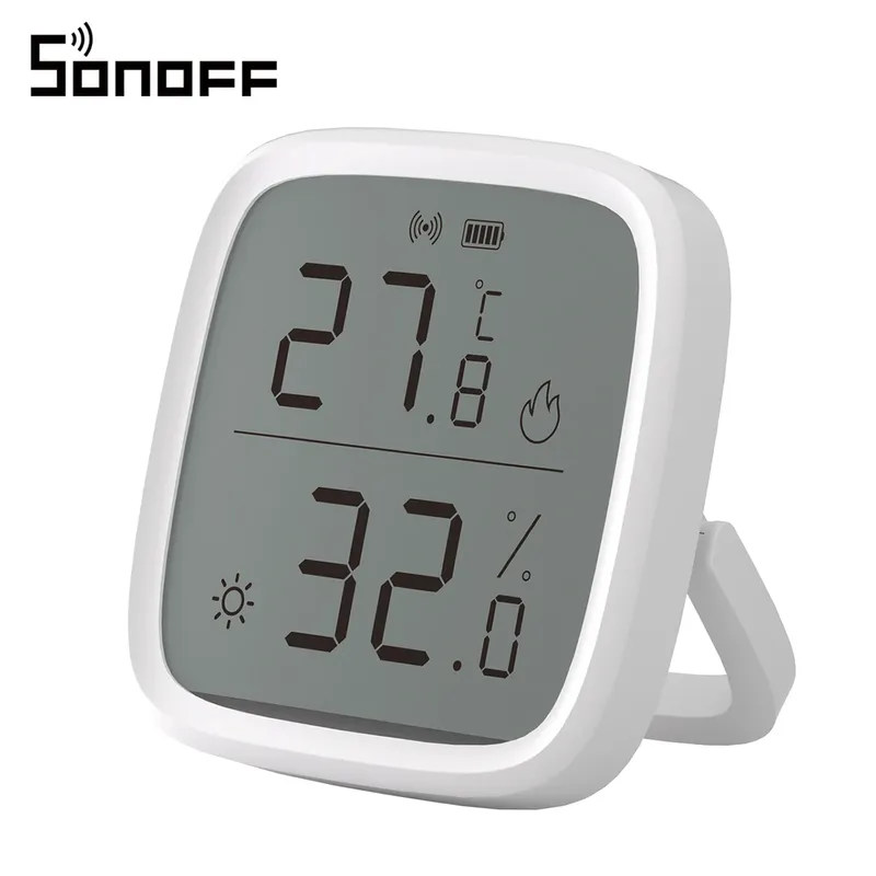 SONOFF SNZB-02D Zigbee LCD Smart Temperatur- und Feuchtigkeitssensor, drahtloses Hygrometer, Thermometer, Echtzeitüberwachung