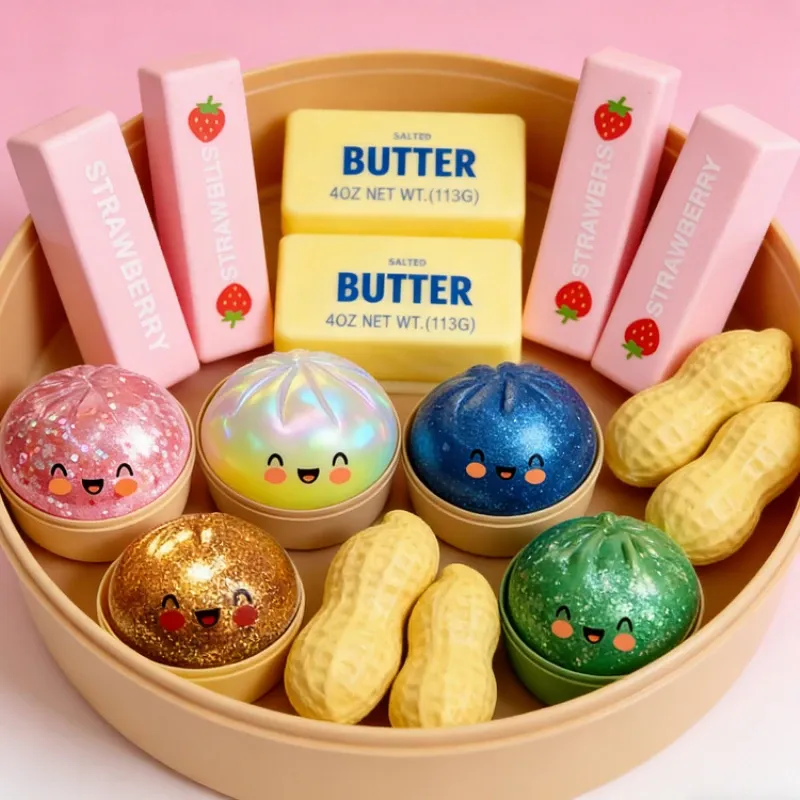 Dumpling Squishy Käse-Spielzeug-Ornamente: Simulationskäse-Butter-Quetschball, Fidget-Spielzeug zur Stresslinderung, langsam rückfedernd, Entspannungsseife