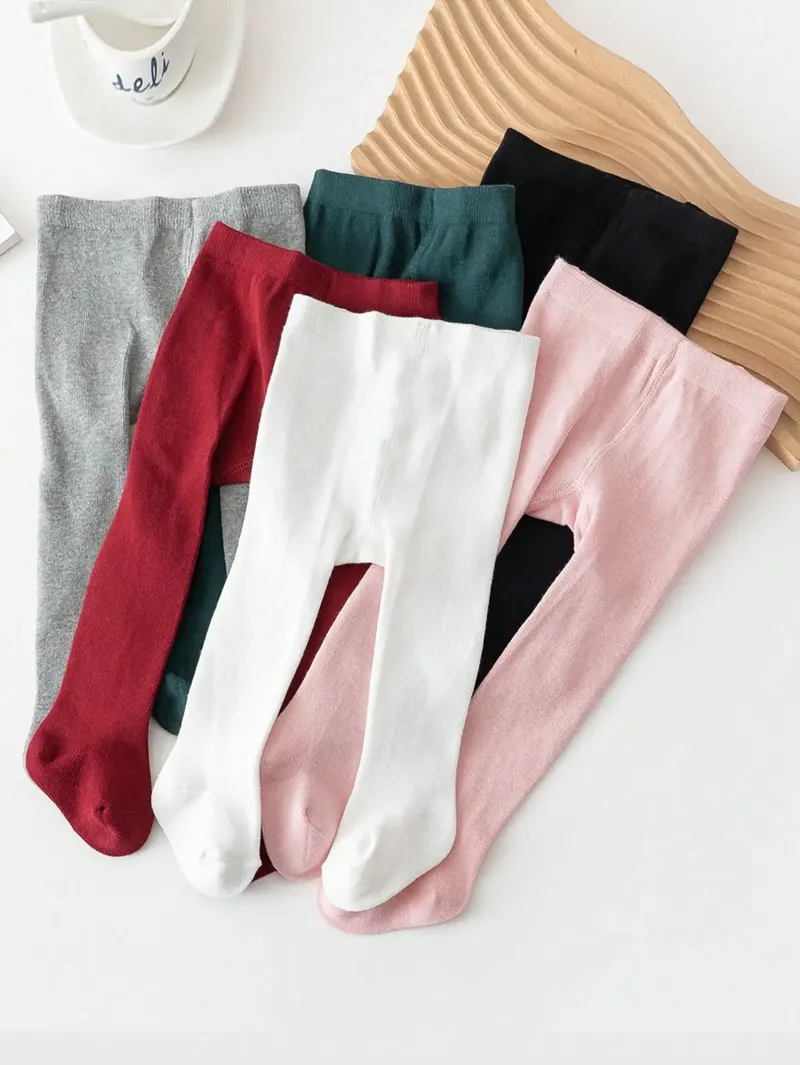 Neue Baby Mädchen Strumpfhosen Neugeborenen Elastische Taille Einfarbig Strümpfe Slim Fit Socken Strumpfhosen für Casual Täglich