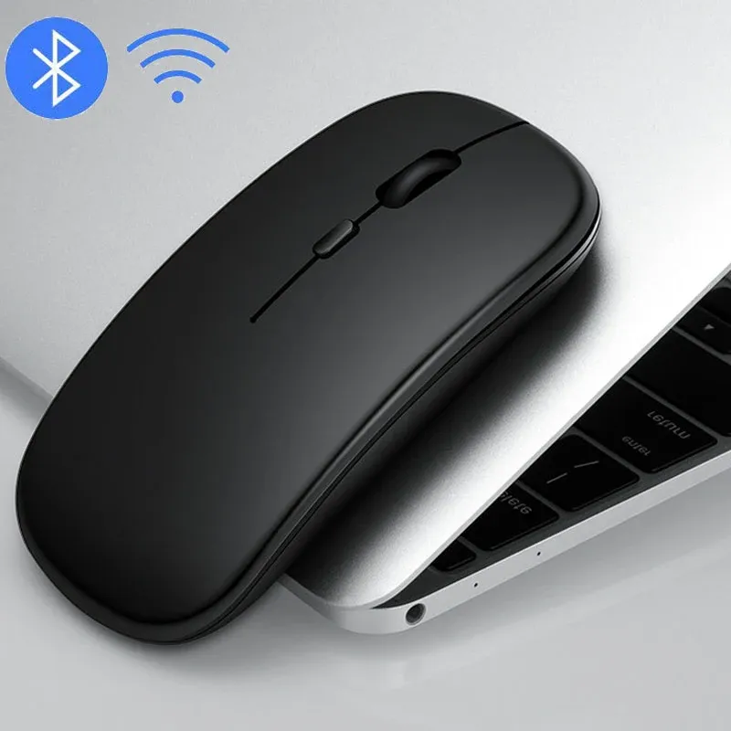 Drahtlose Bluetooth-Maus Gamer für MacBook iPad Laptop-Computer, austauschbarer Akku, Bluetooth-Maus, verstellbar, 800/1200/1600 DPI