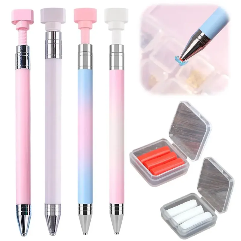 DIY Handwerk 5D Diamant Malerei Stift Stickerei Multifunktionale Nachfüllbare Wachs Stift Nachfüllbare Wachs Ergonomische Griff Nachfüllbare Wachs Stift