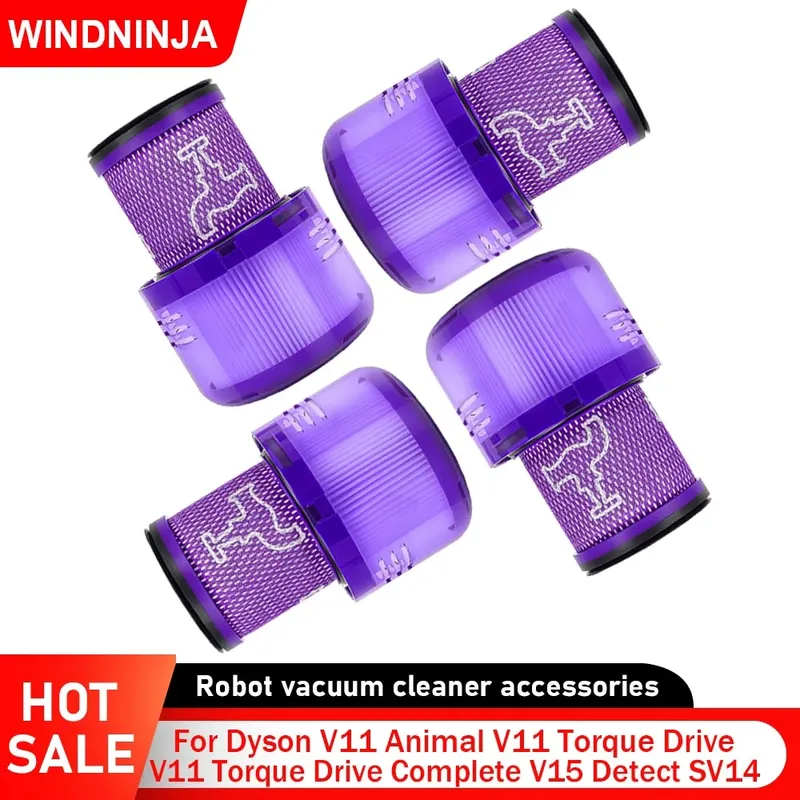 Waschbarer HEPA-Filter für Dyson V15 Detect V11 Animal V11 Torque Drive SV14 Akku-Staubsauger-Ersatzfilter Teil bis 970013-02