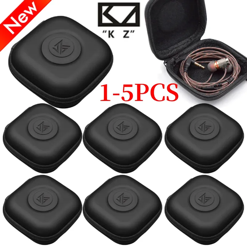 1-5Pcs Universal KZ Fall Tasche High-End In Ohr Monitor Kopfhörer Kopfhörer Lagerung Fall Tasche Verdrahtete kopfhörer Für KZ EDX PRO ZSN Pro