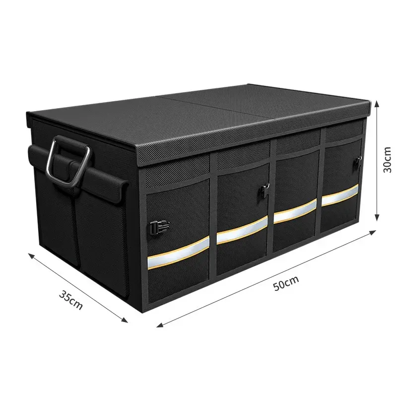 Kofferraum-Aufbewahrungsbox, tragbar, vielseitig einsetzbar, faltbar, Aufbewahrungsbox für Outdoor-Reisen, Aufbewahrung, Kofferraum-Organizer für LKW, SUV, Kofferraumbox