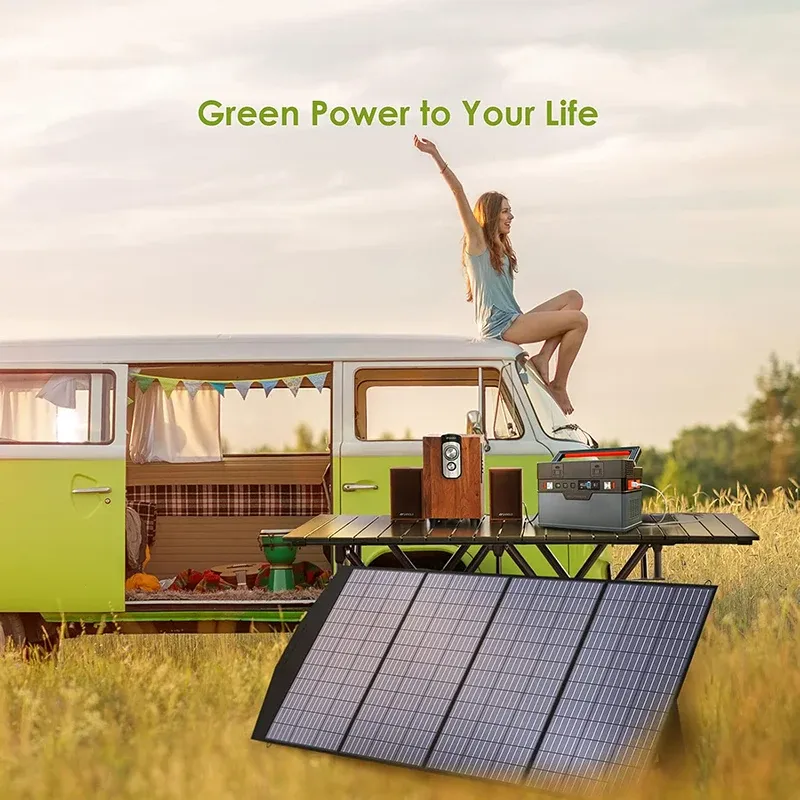 ALLPOWERS Faltbares Tragbares Solarpanel 400W / 200W / 140W / 100W / 60W Solargenerator-Ladegerät & Solar-Ausgang für Powerstation