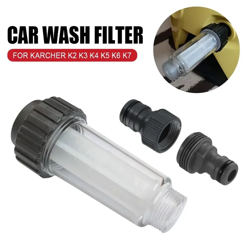 Hochdruckreiniger-Wasserfilter für Karcher K2 K3 K4 K5 K6 K7 G3/4'' 175psi Wasserfilter Auto-Hochdruckreiniger-Zubehör