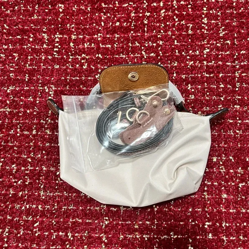 Damen Mini Dumpling Umhängetasche, Nylon-Handytasche, Henkel-Schultertasche für den Alltag & Reisen