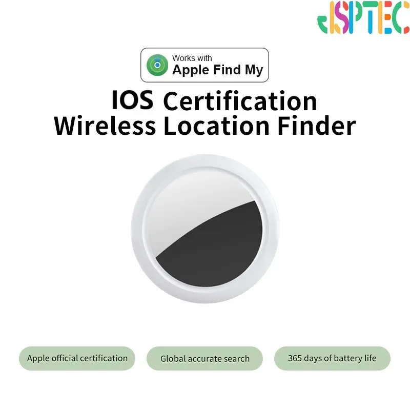 JSPTEC Sicherheits-Bluetooth-Tag basierend auf der IOS Find My App, Anti-Verlust-Tracker mit Soundortung, IOS-Nachrichtenerinnerung, Alarm, Schlüsselfinder IOS
