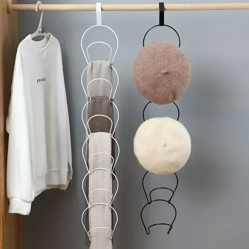 5-Haken-Aufbewahrungsregal, Hutständer, Haken, Schal, Tasche, Baseballkappen-Rack, Organizer, Aufbewahrung, Türhänger, Aufbewahrung für Schrank, Schlafzimmer