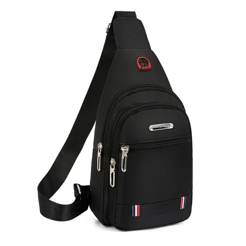 Schwarz Grau Braun Männer Messenger Bags Neue Rechteck Oxford Tuch Männer Umhängetasche USB Ladung Schulter Tasche Männlichen 3 Zipper Tasche