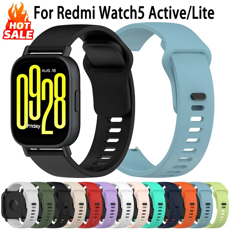 Original Silikonarmband für Redmi Watch 5 Active/5 Lite Smart Watch Sport Correa Armband Redmi Watch 5 Lite Band gut 2026