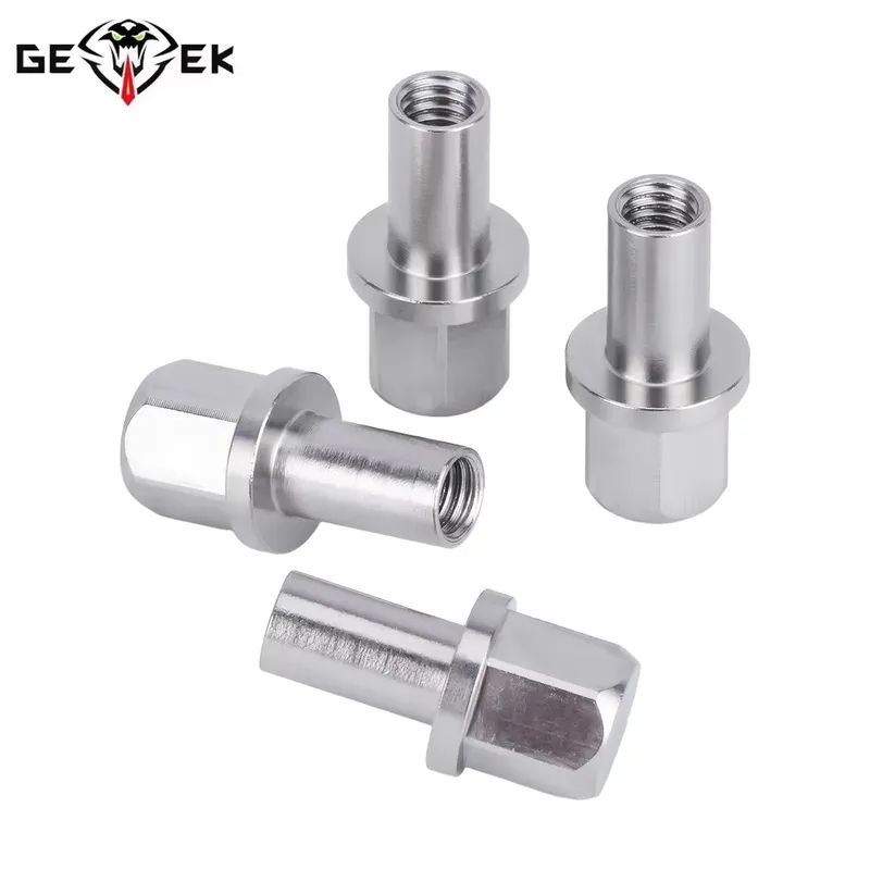 Edelstahl 12mm Sechskant Radnabe Antriebsadapter Verlängerungssäulenmutter 12/15/17/20/25mm für 1/10 RC Crawler Auto Axial SCX10 Teile - 3.72 EUR