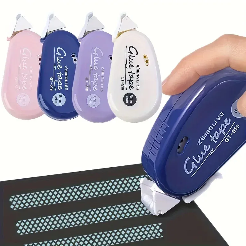 Doppelseitiges Klebeband mit Klebepunkten – perfekt für Scrapbooking, Collagen, Fotos, Journaling und Bastelarbeiten, Schulbedarf