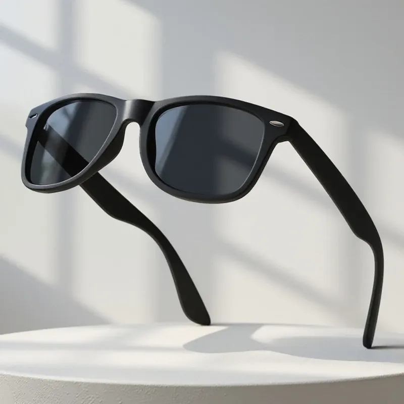 Klassische Quadratische Polarisierte Sonnenbrille Männer Frauen Retro Schwarz Sonnenbrille Männlich Weiblich Mode Sommer Anti Glare Driving Shades