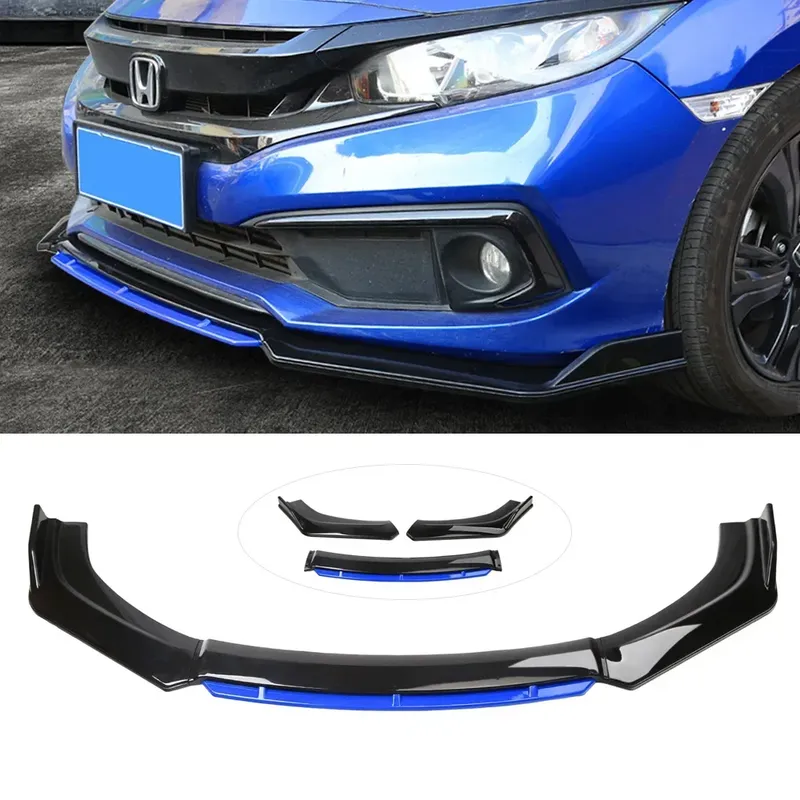NEUE Artudatech 4PCS Universal Auto Frontschürze Lip Body Kit Splitter Spoiler Diffusor Schutz Auto Zubehör