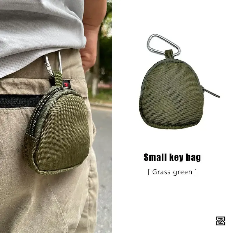 Bestseller 1 Stück Taktische EDC-Tasche Schlüsselbörse Herren Münzbeutel Schlüsselanhänger Reißverschlusstasche Outdoor-Schlüsseltasche