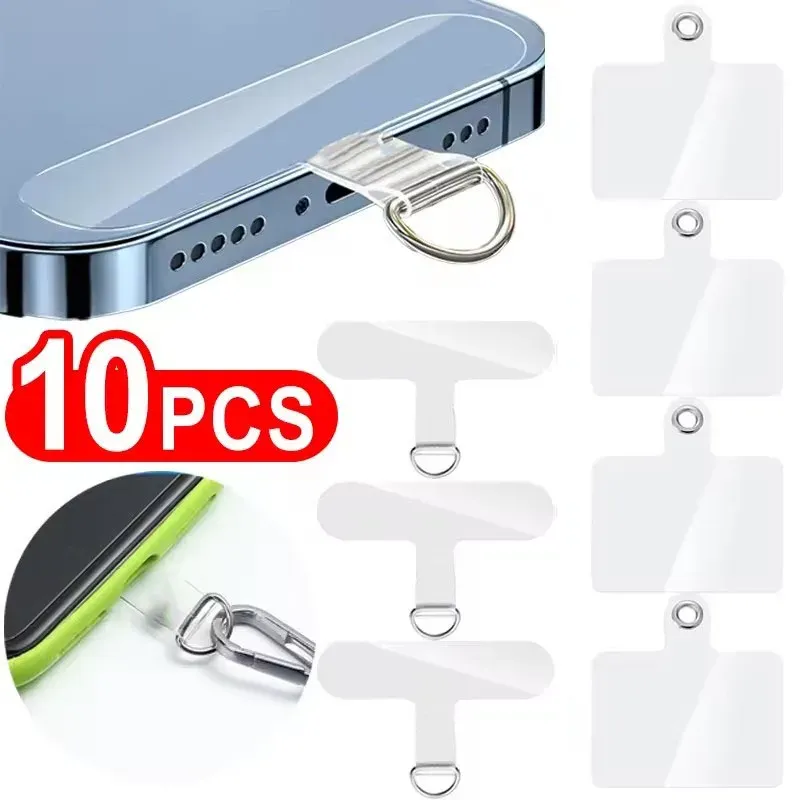 10/1 Stück Universelle Handy-Befestigungslasche aus Kunststoff für Handy-Trageband, Patch-Pad, Anhänger für Handy-Trageriemen, Crossbody-Lanyard-Zubehör