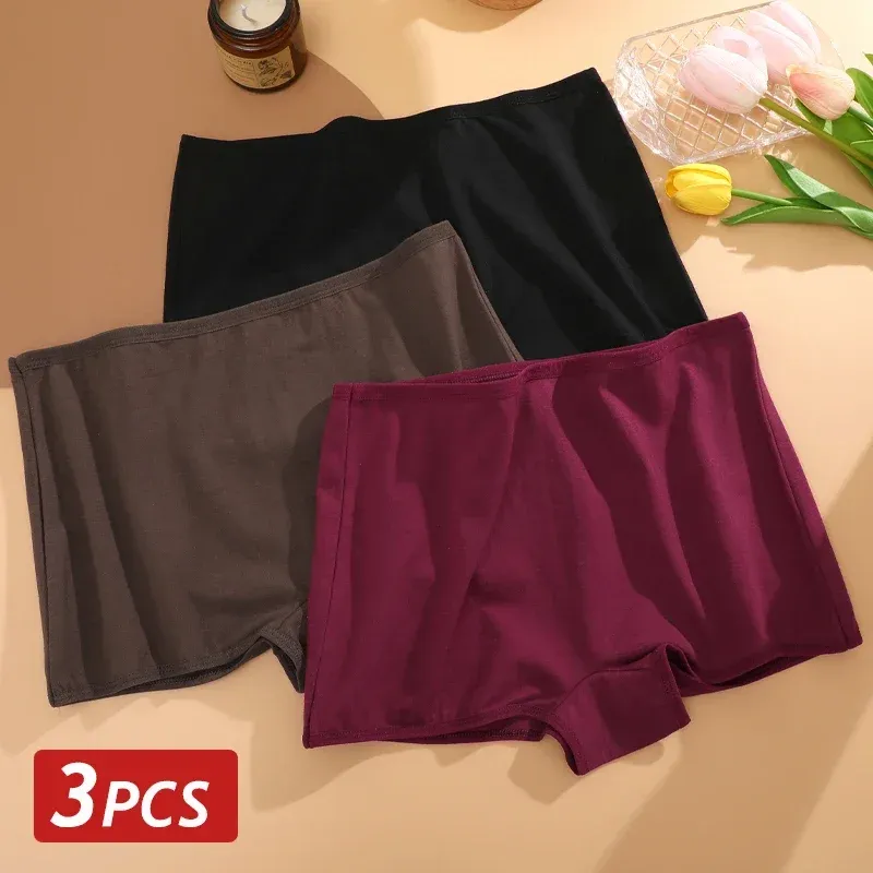 3 Teile/satz Frauen Baumwolle Höschen Sexy Low Rise Horts Nahtlose Sport Boxer Weibliche Bequeme Unterwäsche Einfarbig Dessous