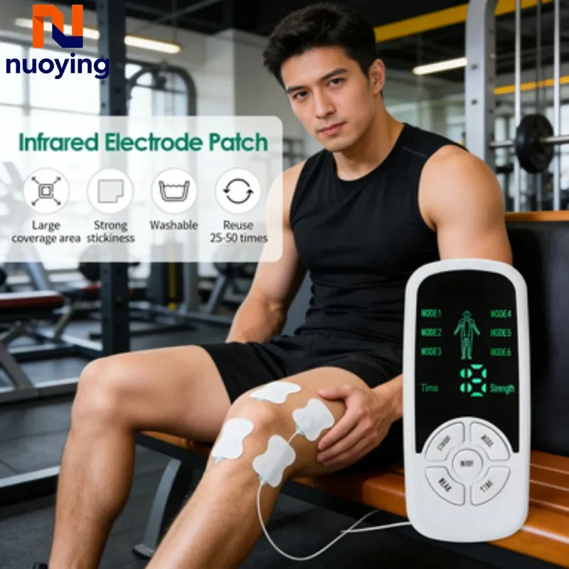 Rücken- und Nackenmassagegerät EMS Puls Elektrischer Muskelstimulator Tens Akupunktur Meridian Physiotherapie Digitale Massagewerkzeuge