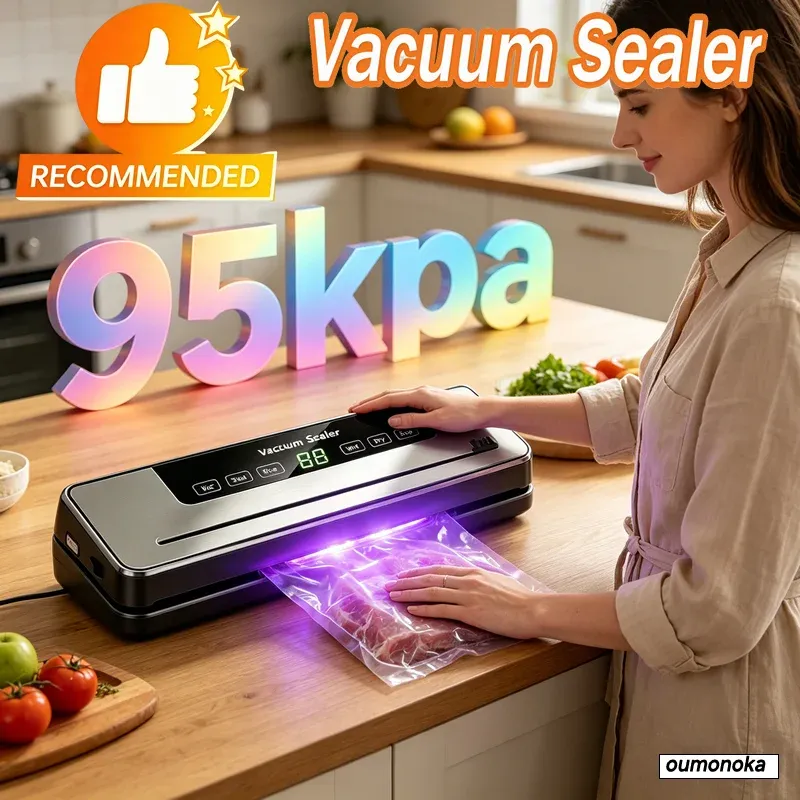 Tragbarer Vakuumierer für Lebensmittel Küchengeräte Entgaser Haushaltsgerät Kompressor Plastiktüten-Versiegler Vakuumverpackungsmaschine