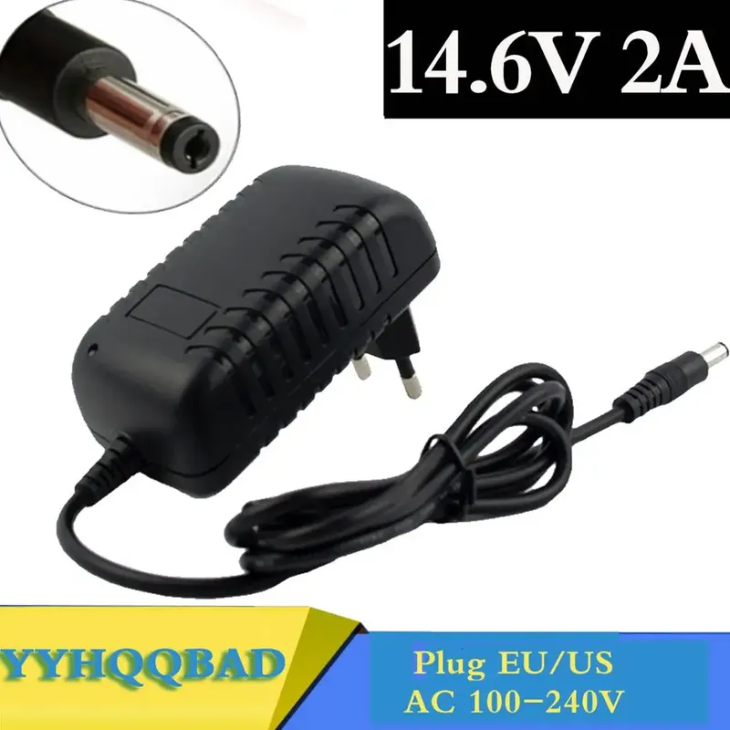 14,6 V Smart Intelligente Ladegerät 2A für 4S 12,8 V Lebensdauer LiFePO4 Batterie Pack EU/US/AU/UK Stecker