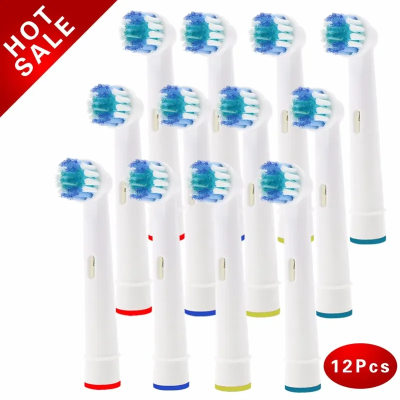 12×Ersatzbürstenköpfe für die elektrische Zahnbürste Oral-B Fit Advance Power/Pro Health/Triumph/3D Excel/Vitality Precision Clean