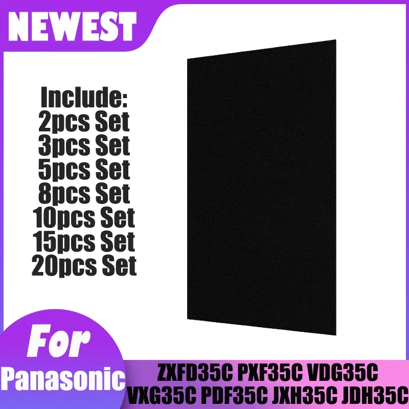 400*217*5mm Luftreiniger Filter Baumwolle Aktivkohle Filter für Panasonic ZXFD35C JXH35C JDH35C VDG35C VXG35C PDF35C PXF35C
