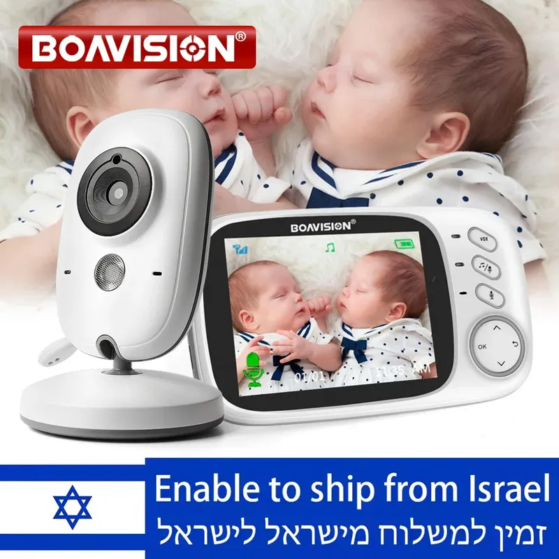 VB603 Video Baby Monitor 2,4G Wireless mit 3,2 Zoll LCD 2-Wege Audio Sprechen Nachtsicht Überwachung Sicherheit Kamera Babysitter