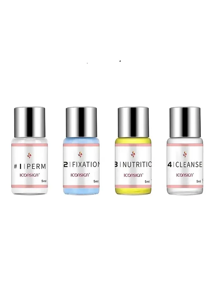 5 Flaschen/Lot # 1/2/3/4 Wimpern Lift Lotion Wimpern Dauerwelle Lösung Heben Wimpern Curl Lash Augen Make-Up-Tools Für Salon hause DIY