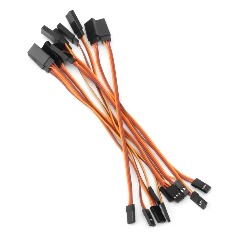 10 Stück 150/200/300/500mm Servo verlängerung kabel für RC Futaba JR Stecker zu Buchse 30cm Jul27 _ 32