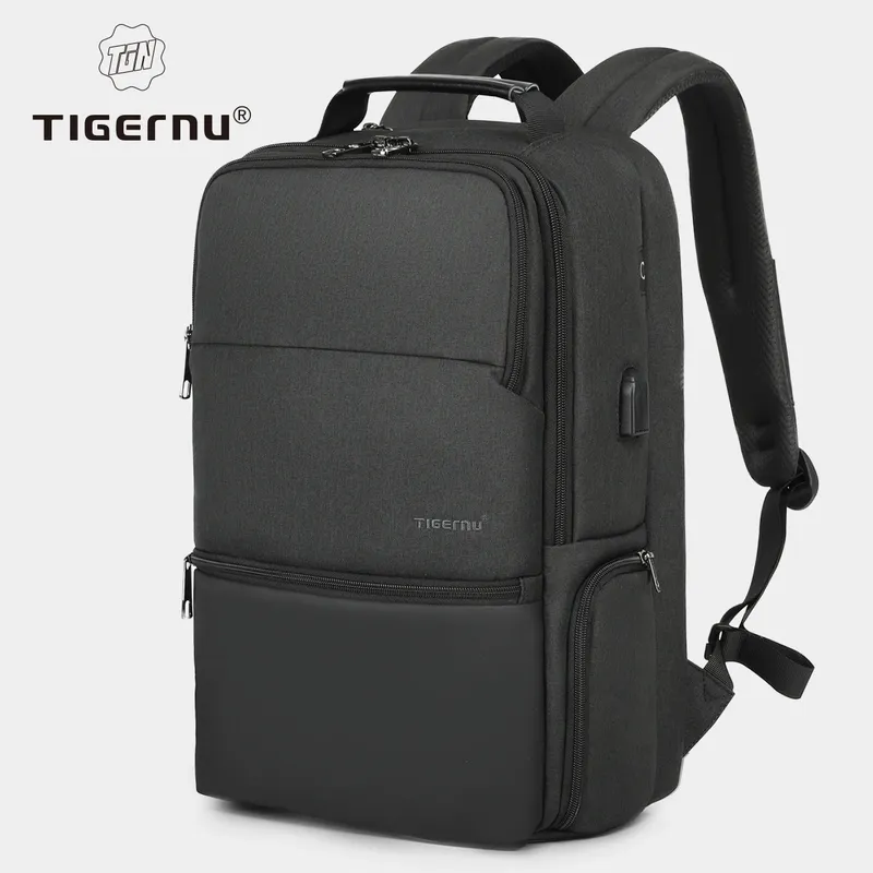 Tigernu Männer Erweiterbarer Rucksack 15,6-19 Zoll Laptop Rucksack Für Männer RFID Anti Diebstahl Tasche Reisetasche Schultasche Kabine taschen Rucksack