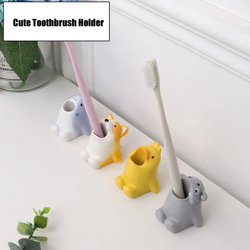 Mini Nette Zahnbürste Halter Keramik Multi-Funktion Lagerung Stand Make-Up Stift Halter Für Home Badezimmer Dekoration