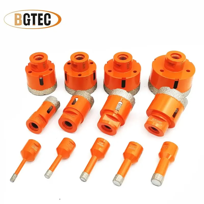 BGTEC 1pc Bohren Fliesen Bits M14 Gewinde Porzellan Bohrer Core Bits Marmor Mauerwerk Lochsäge Granit Krone Dia6-110mm Lochöffner