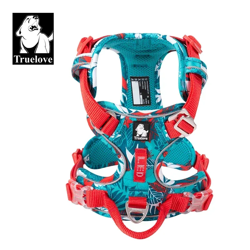 Truelove Pet Explosionsgeschütztes Hundegeschirr, Tarnung, reflektierendes Nylon, Sonderausgabe und Upgrade-Version, einfach einzustellen TLH5653