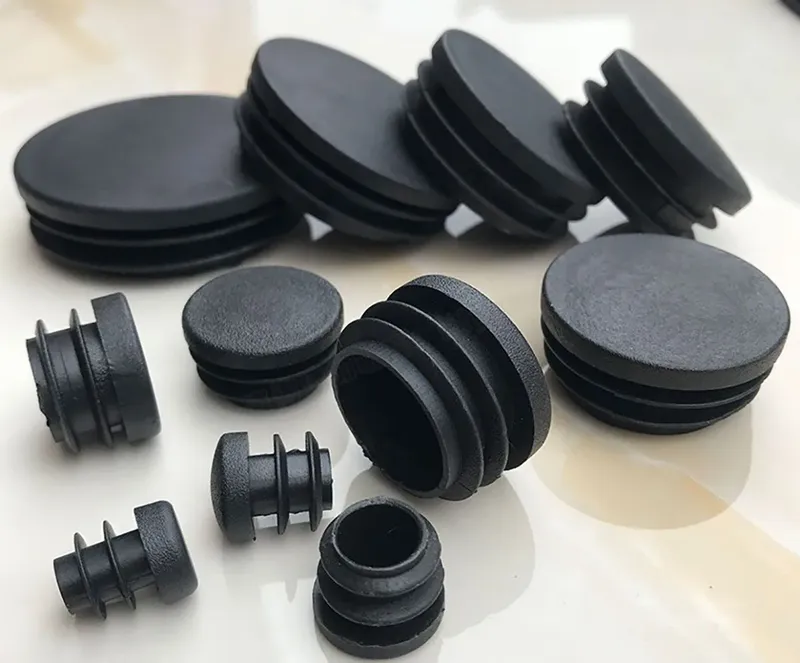 12mm-76mm Schwarz Kunststoff Runde Kappen Innenstopfen Schutz Dichtung Staubdichtung Endabdeckkappen Für Rohr Bolzen Möbel