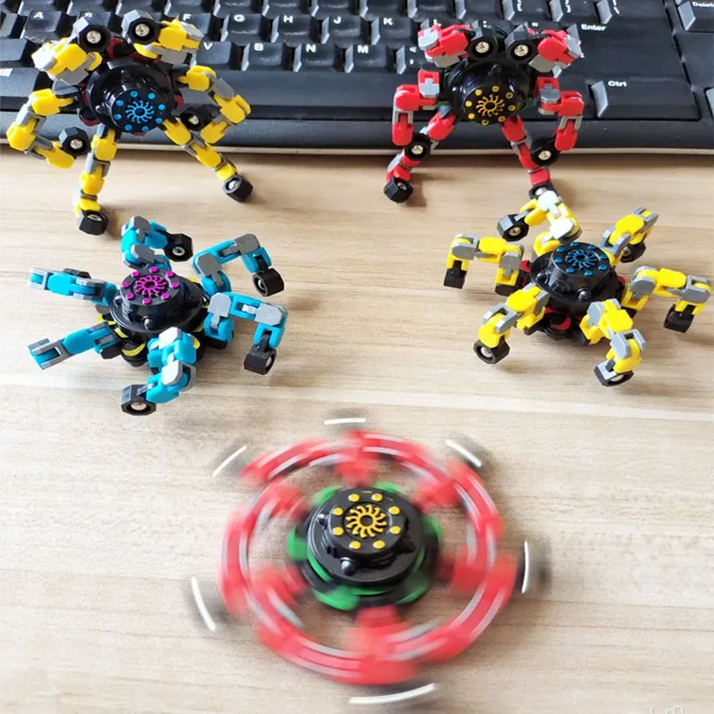 Verformt Fidget Spinner Kette Spielzeug Für Kinder Antistress Hand Spinner Vent Spielzeug Erwachsene Stress Relief Zappeln Sensorischen Gyro Geschenk