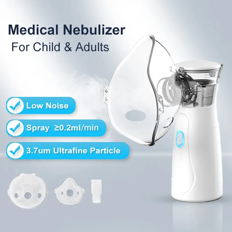 Medizinische Handhe Tragbare Vernebler Inhalator Erwachsene Kinder Mini Stille Dampf Nasenbefeuchter Inhalator Werkzeuge Vernebler Asthma