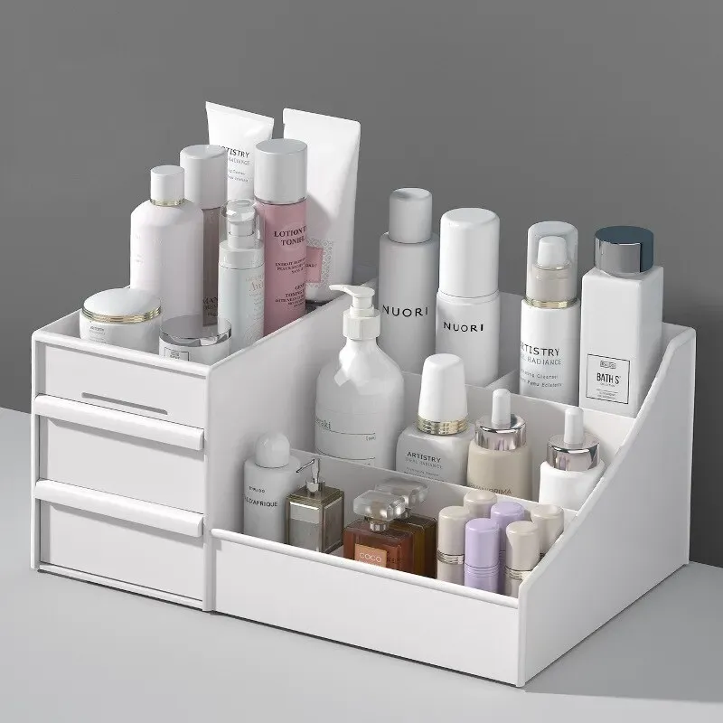 Neue Schublade Make-up Aufbewahrung sbox Schlafsaal Veredelung Kunststoff Regal Kosmetik Hautpflege Schmink tisch Desktop