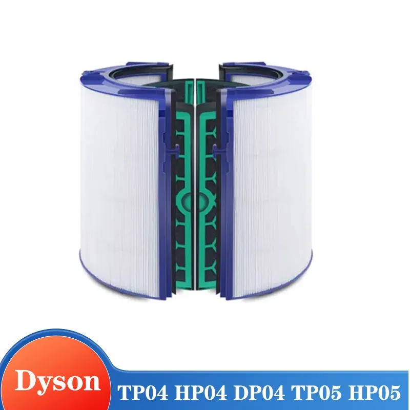 Ersatz-Hepa-Kohlefilter für Dyson TP04 HP04 DP04 TP05 HP05 Pure Cool Purifier, versiegeltes zweistufiges 360-Grad-Filtersystem