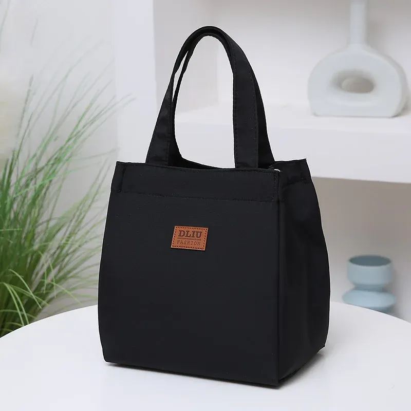 Lunchtasche mit großer Kapazität und Aluminiumfolienisolierung für die Arbeit, einfache und praktische Tasche mit Tragegriff oben