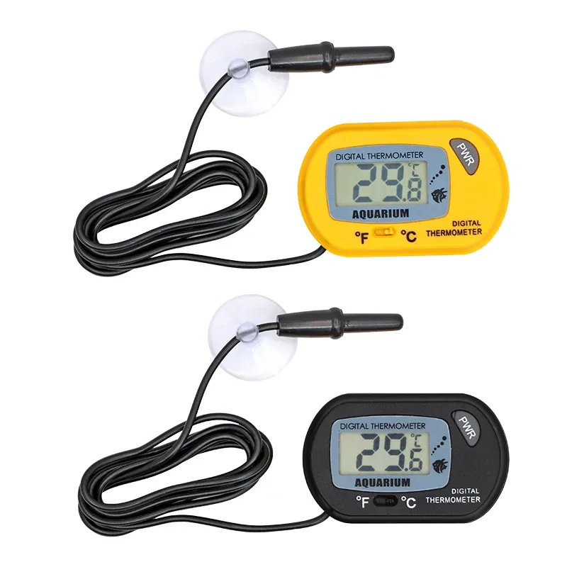 Aquarium LCD Digital Aquarium Thermometer Temperatur Wasserzähler Aquarium Temp Detektor Fisch Alarm Pet Liefert Werkzeug Aquatische