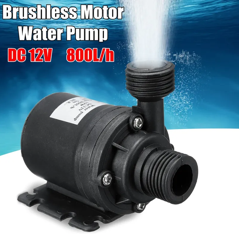 Ultra Leise Wasserpumpe Mini DC12V/24V Bürstenlosen Motor Tauch Aquarium Wasserpumpe Adapter Teich Brunnen Für Aquarium garten