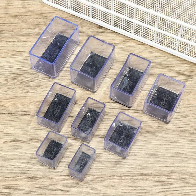 4 teile/satz Silikon Stuhl Bein kappen Pads mit Filz rutsch feste Möbel Füße deckt PVC-Kappen Fuß abdeckung rutsch feste Bodenschutz polster