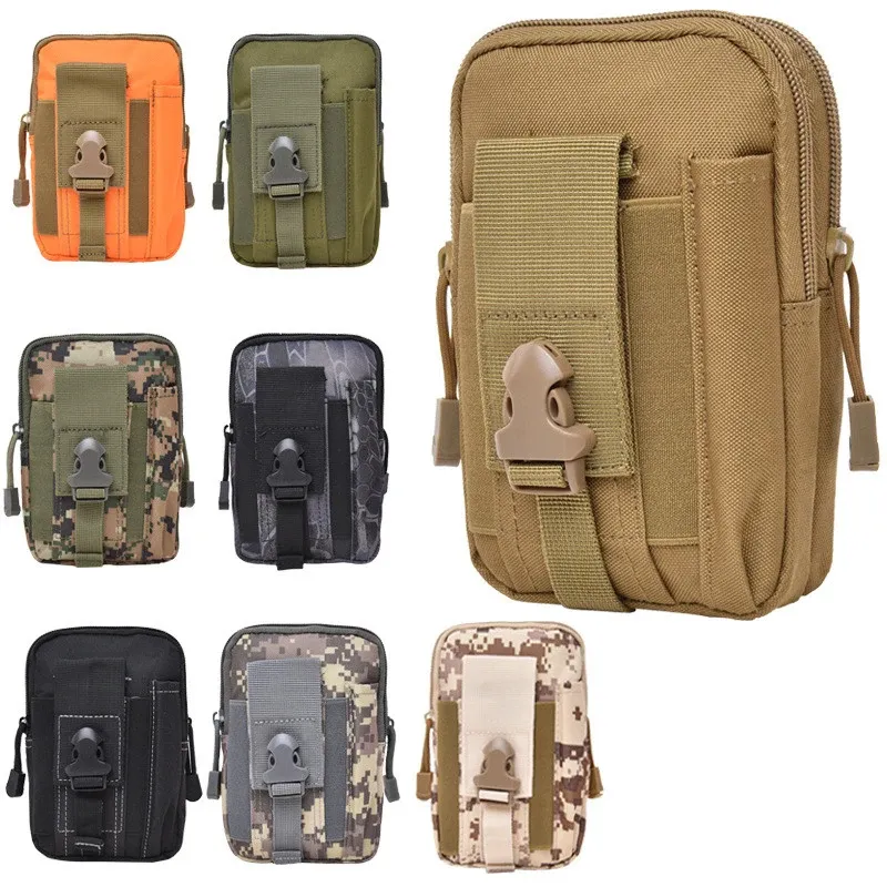 Molle Tasche Gürtel Hüfttasche Männer Kleine Tasche Überleben Werkzeugtasche für Laufen Reisen Camping Jagd Airsoft