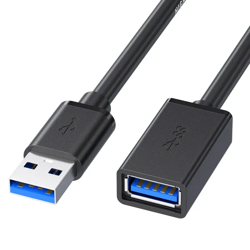 0,5/1/2/3/5 M USB-Verlängerungskabel 3.0 Datenkabel für Laptop TV SSD USB 3.0 Stecker auf Buchse Computer Kamera Drucker Anschluss
