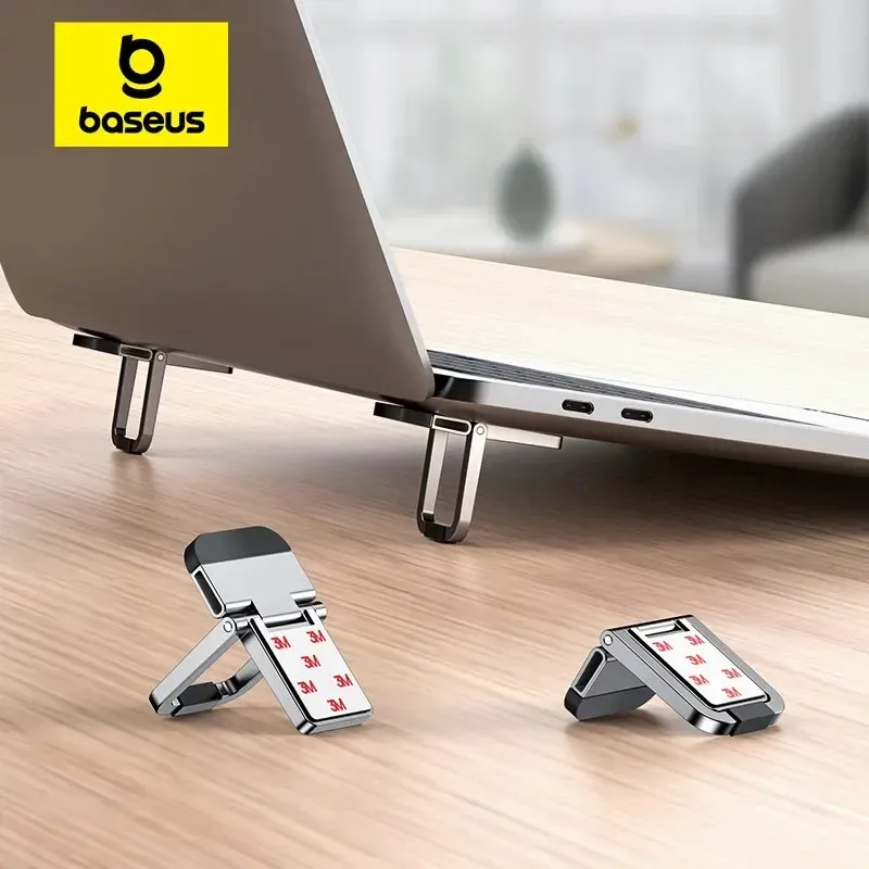 Baseus faltbarer Laptop-Ständer, tragbare Notebook-Unterstützung, Basishalter, verstellbare Riser-Kühlhalterung, universell für Laptop-Tablet