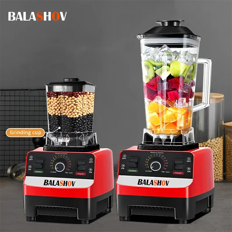 2000 W robuster kommerzieller Mixer, stationärer Mixer, Küchenmaschine, Eis-Smoothies für die Küche, Hochleistungs-Entsafter, Mixer, BPA-frei