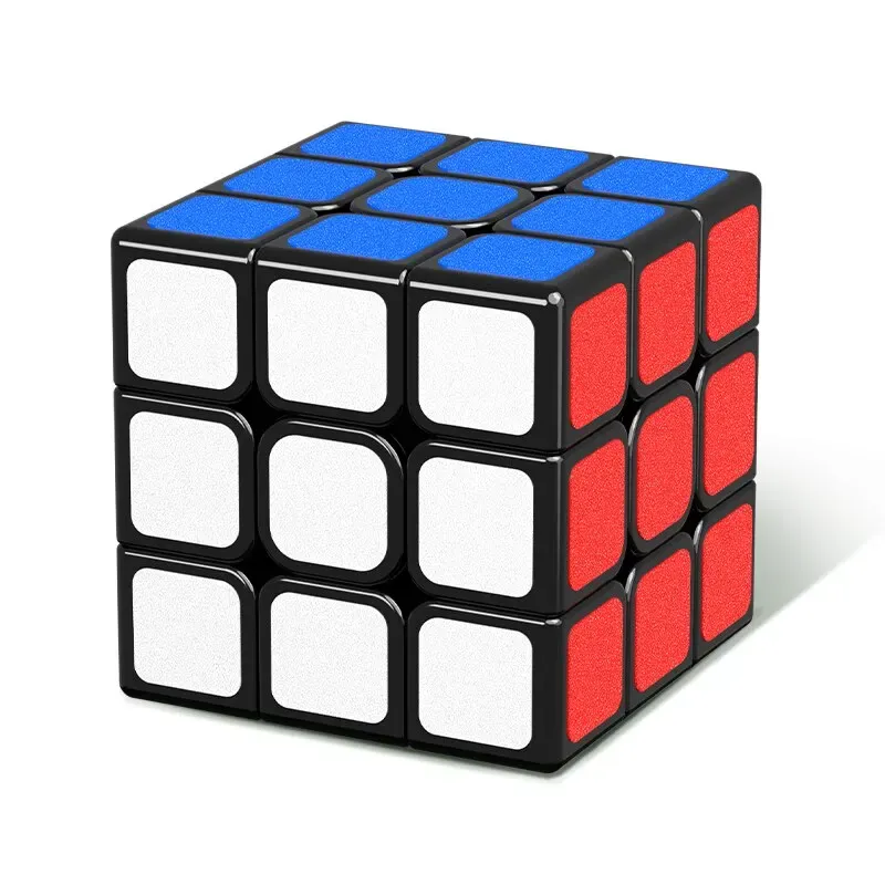 SENGSO Zauberwürfel 3x3 mattierte Textur Aufkleber Zauberwürfel Lernspielzeug Kinder Puzzle Spielzeug für Wettkampfwürfel entworfen