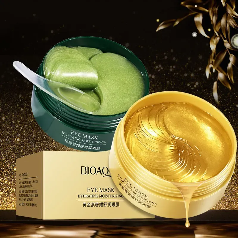 60 Stück BIOAQUA Kollagen-Augenmaske, feuchtigkeitsspendend, straffend, Anti-Augenringe, Augenpflege, Gel-Masken, Augenklappe, Schönheit, Hautpflege, Augenklappen