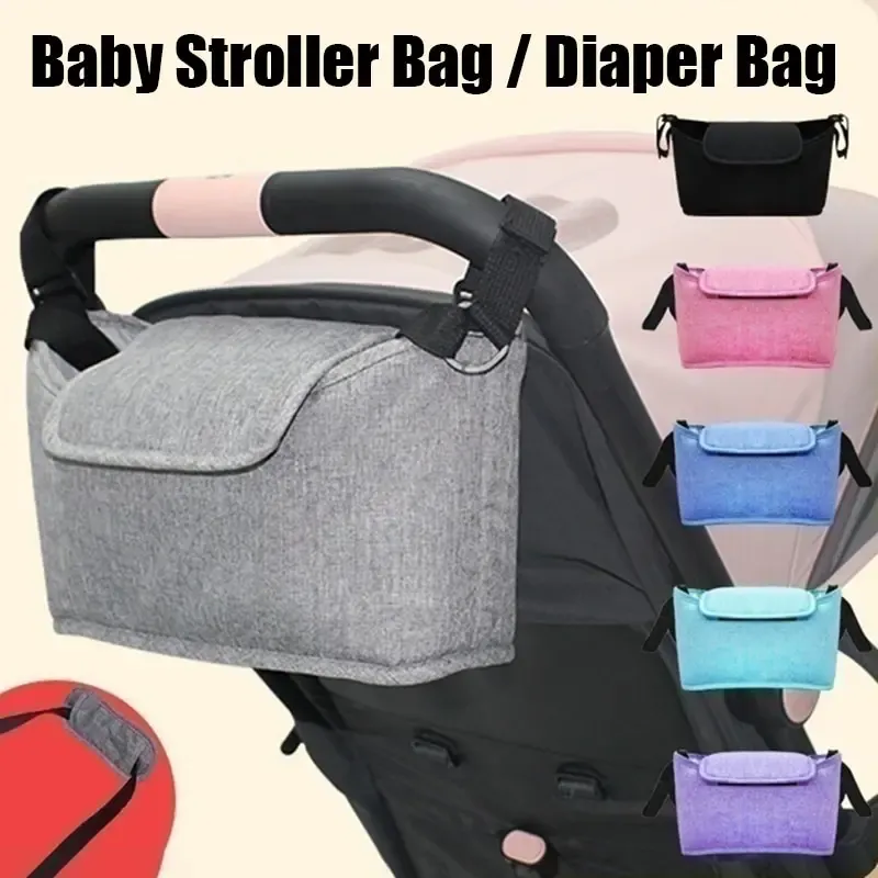 Baby Kinderwagen Hängen Taschen Mama Windel Tasche Große Kapazität Mama Lagerung Tasche Mit Griffen Umhängetasche Tragbare Reise Organisieren